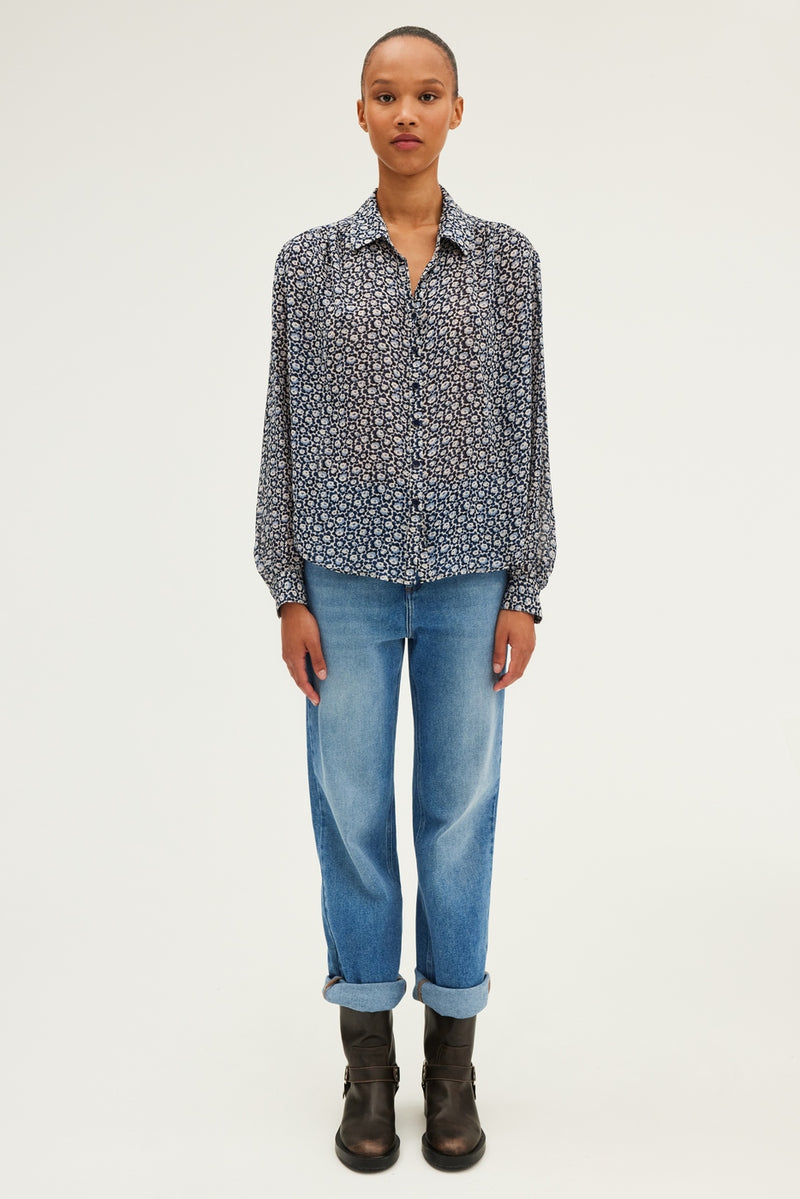 Chemise Braille - Indigo