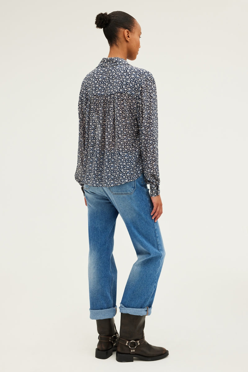 Chemise Braille - Indigo