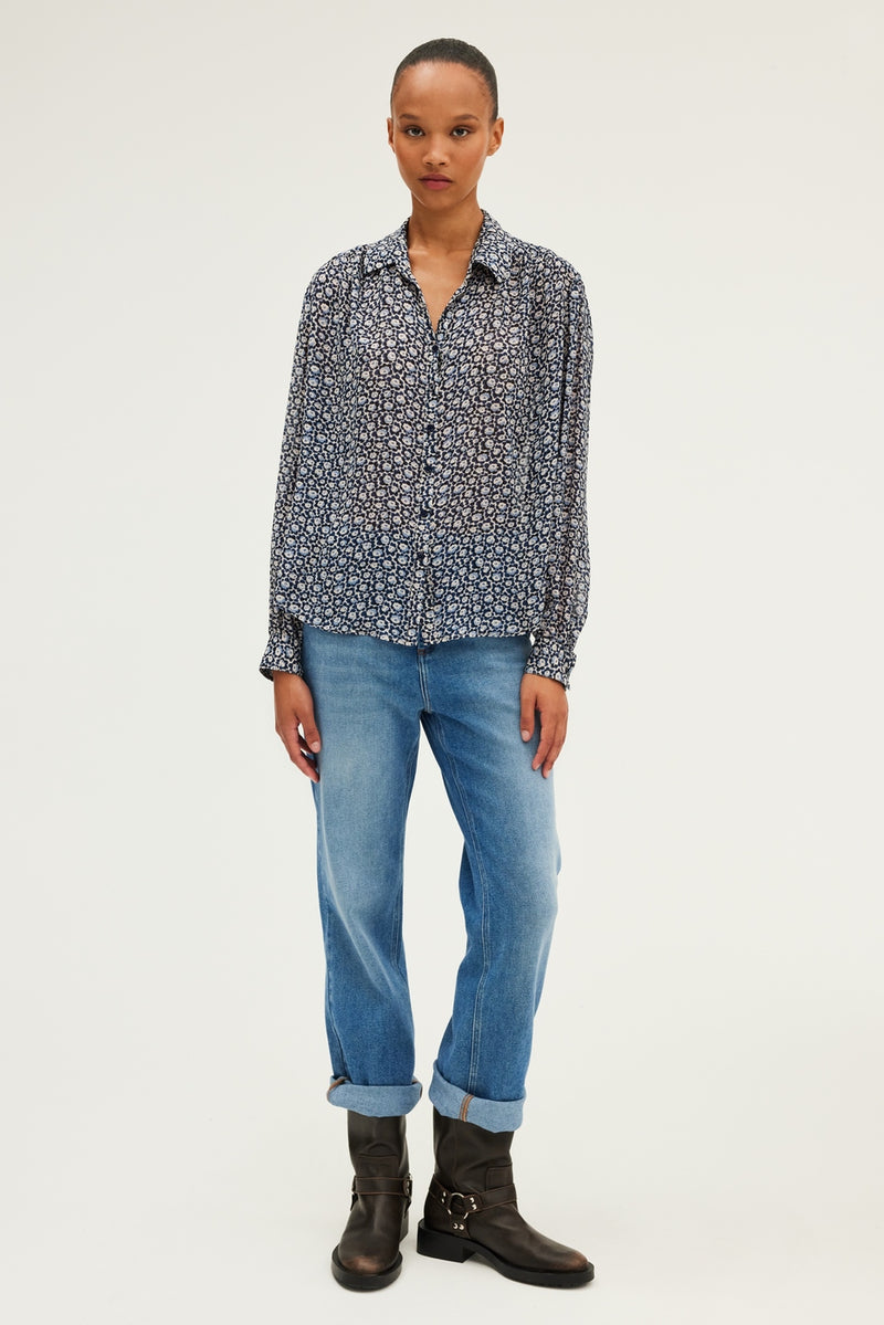Chemise Braille - Indigo
