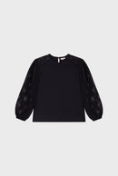 Top Brelle - Noir