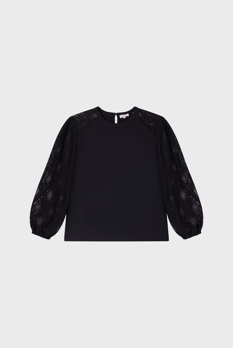 Top Brelle - Noir