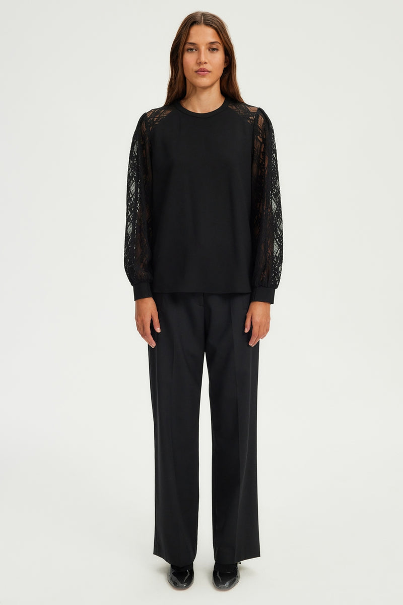 Top Brelle - Noir