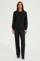 Top Brelle - Noir