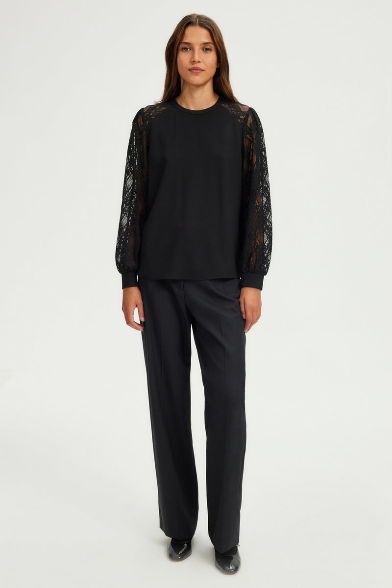 Top Brelle - Noir