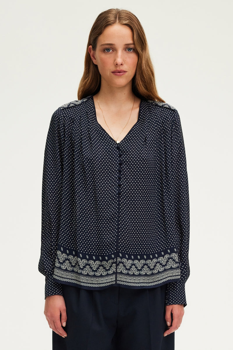 Blouse Belys - Marine