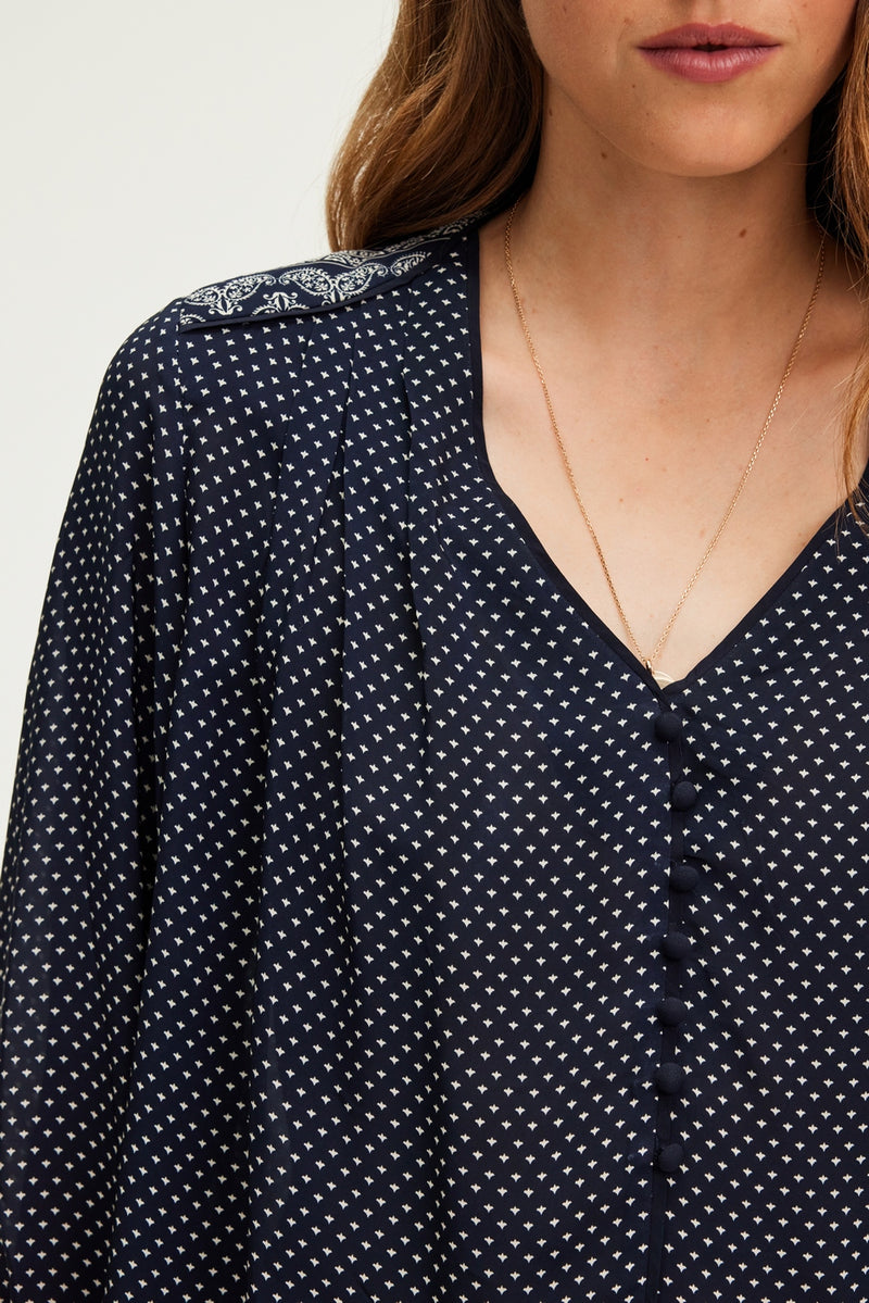 Blouse Belys - Marine