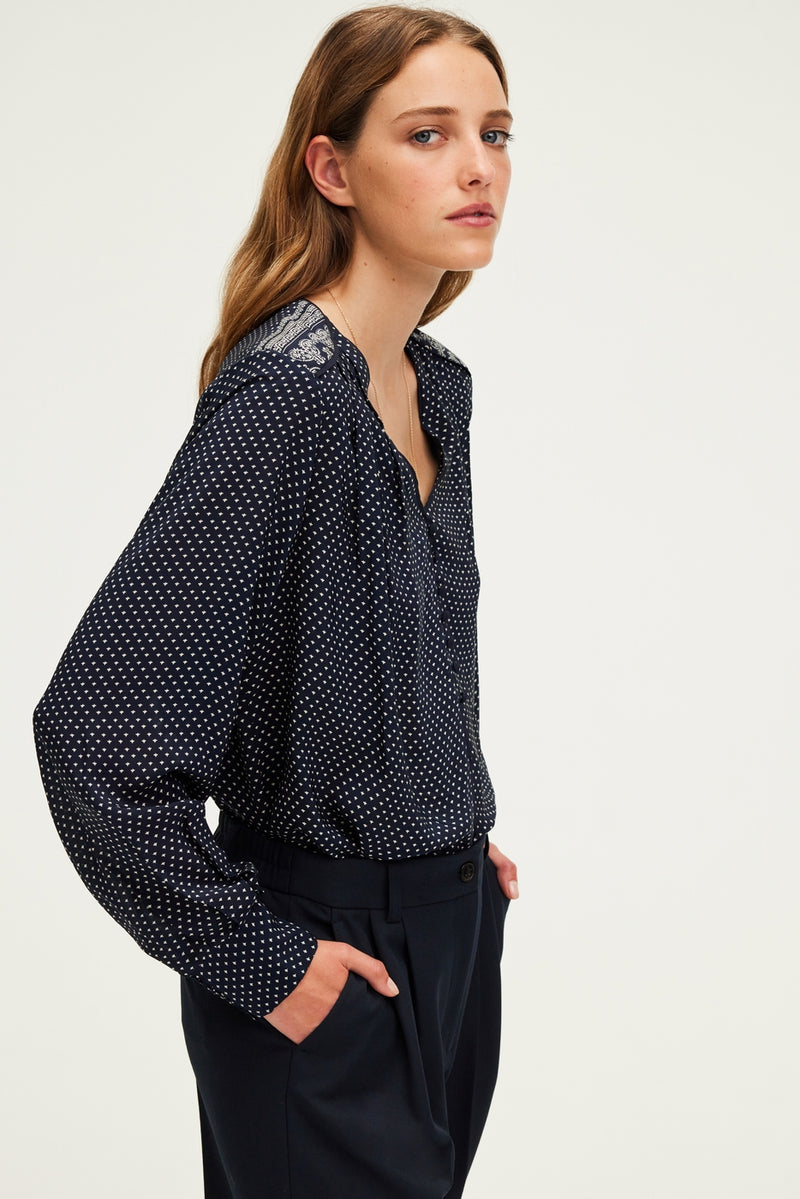 Blouse Belys - Marine