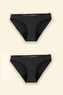 Pack De 2 Culottes Dentelle Anna Flux Moyen - Noir