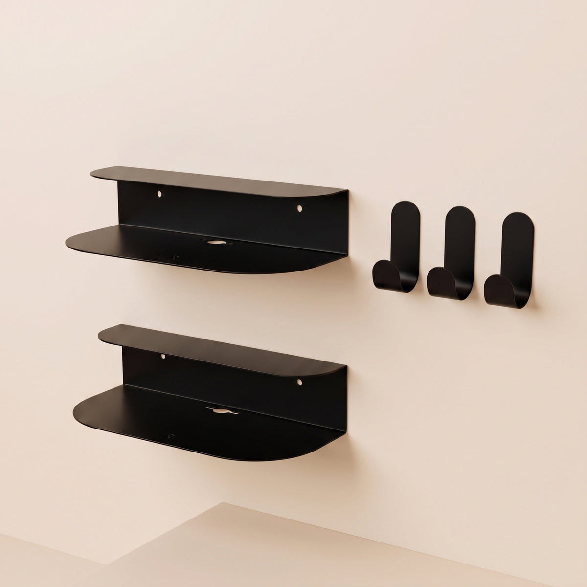 Pack Chambre - Acier - Noir Mat Fine Texture