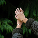 Bracelet Pack Coeur X Coeur Plein Noir Plaqué Or - Noir