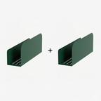 Pack - 2 Estantes De Ducha - The Resourssant - Verde Bosque Mate