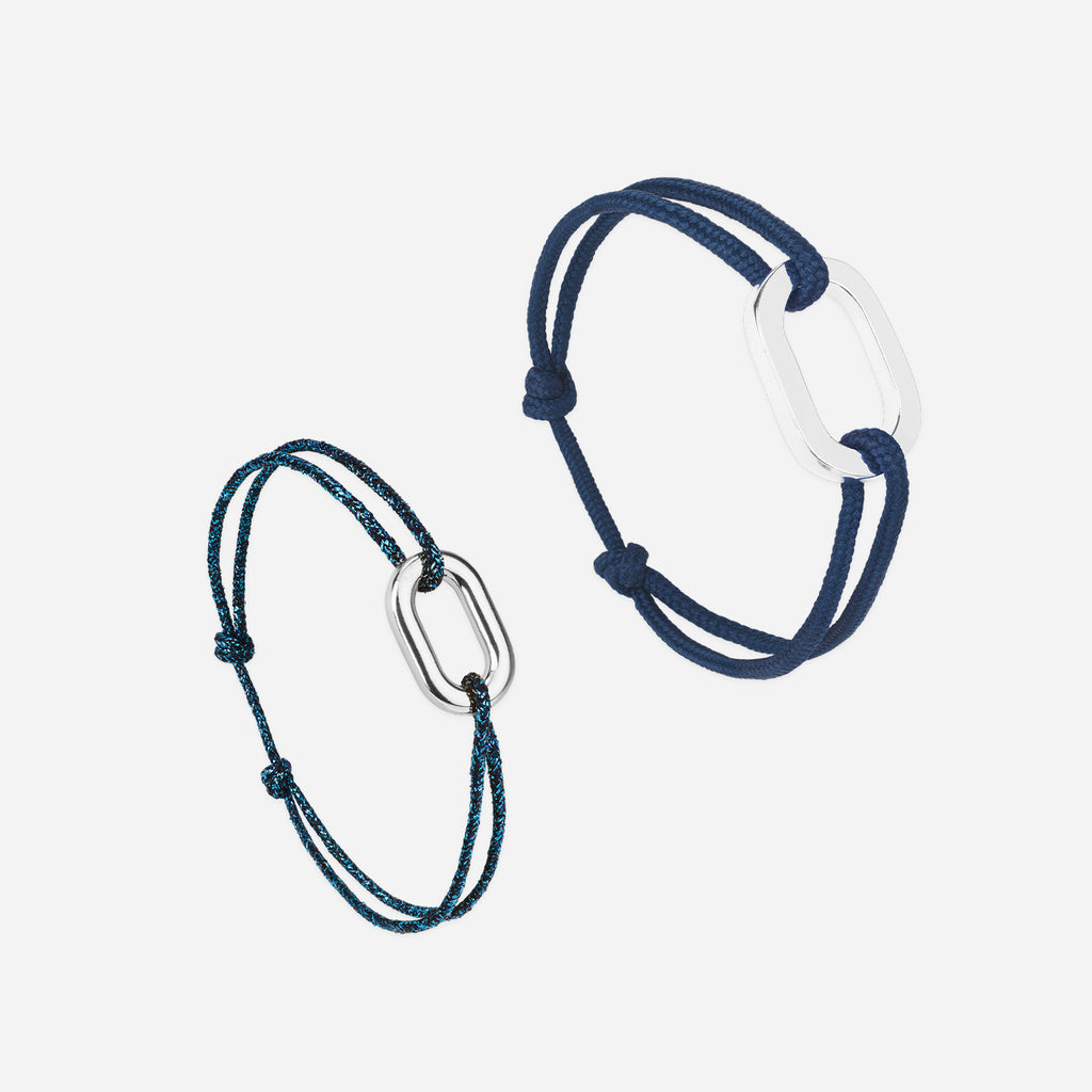 Darse X Calvi Pack Bracelet - Midnight Blue And Glittery Navy Blue
