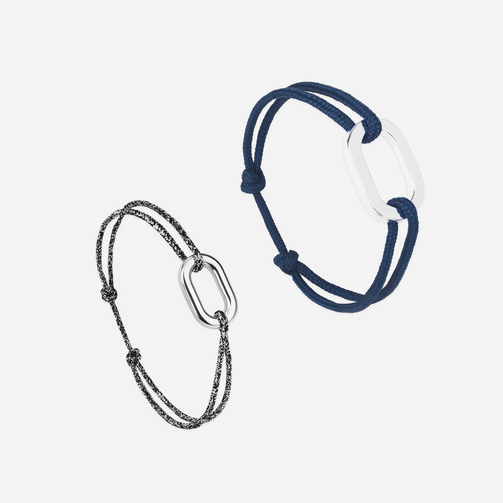 Darse X Split Pack Bracelet - Midnight Blue and Anthracite