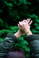 Bracelet Pack Filin X Écubier - Or Et Beige