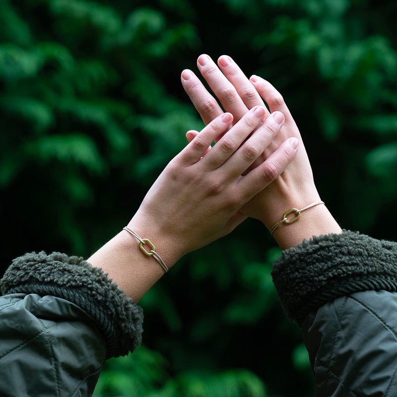 Bracelet Pack Filin X Écubier - Or Et Beige