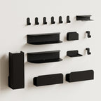 Pack Intérieur Complet - Acier - Noir Mat Fine Texture