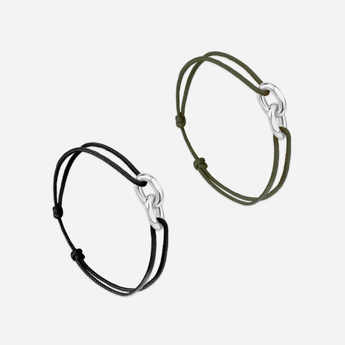 Bracelet Pack Porto X Florence - Kaki Et Noir