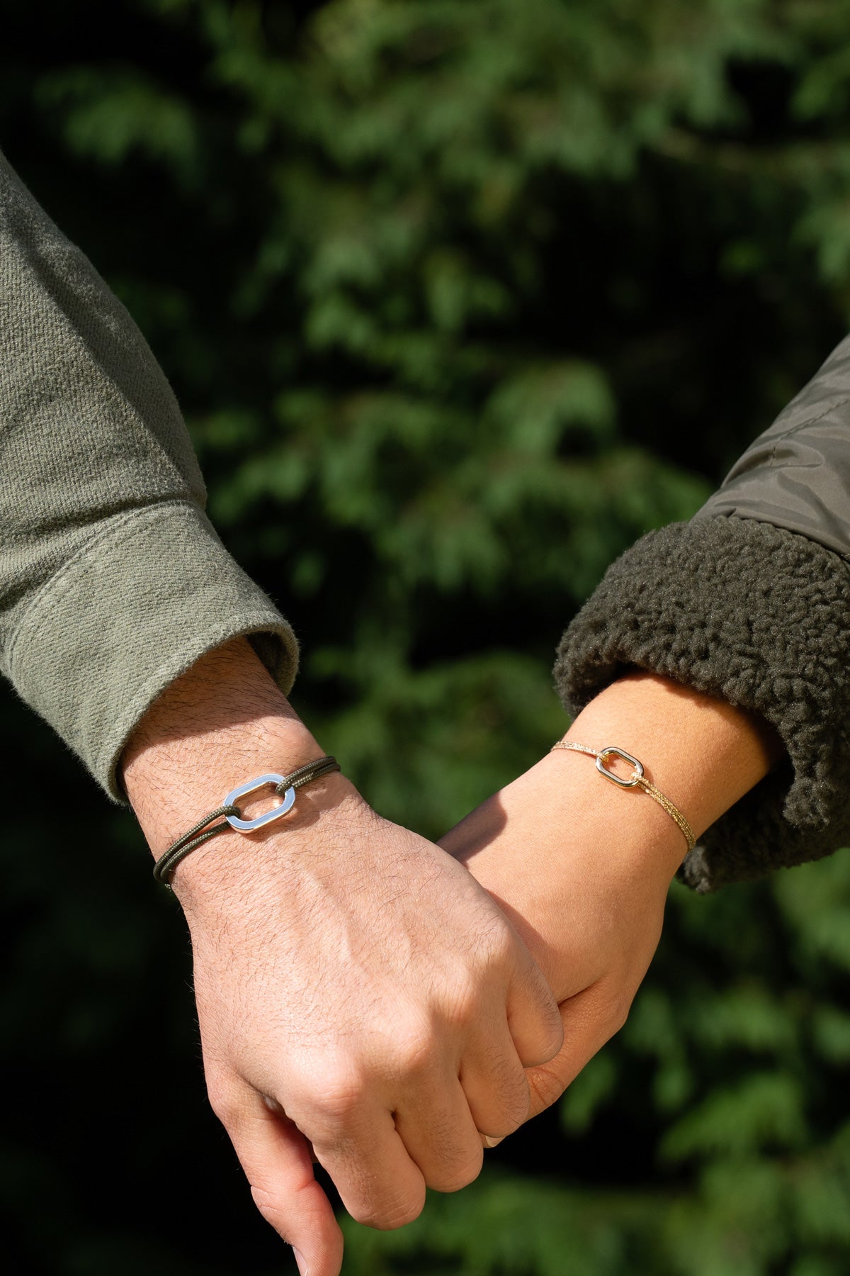 Bracelet Pack Tige X Filin - Kaki & Or