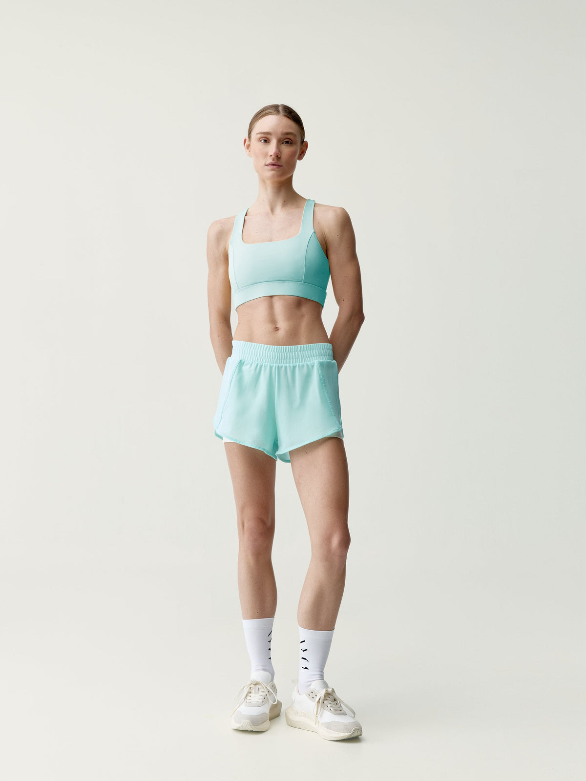 Shorts Padma 2.0 - Vågblå/Kritvit - Dam