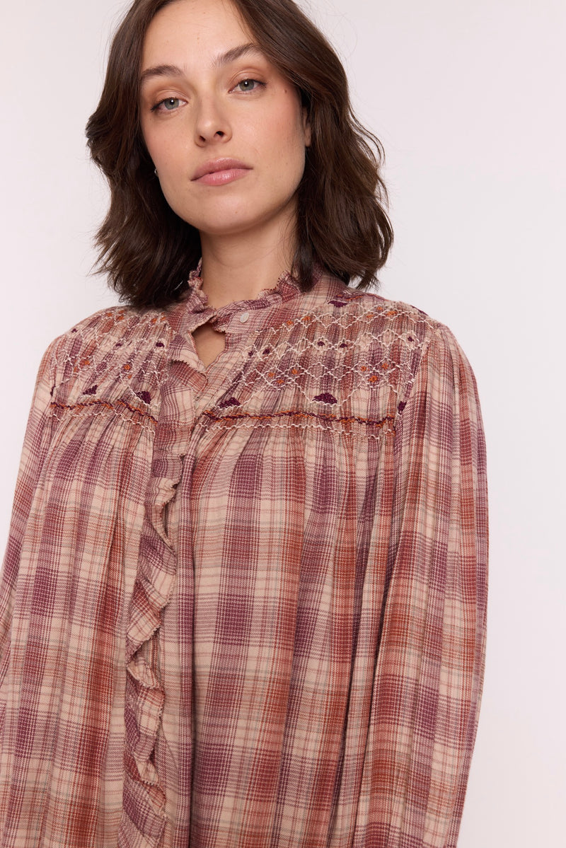 Pagoda Shirt - Purple