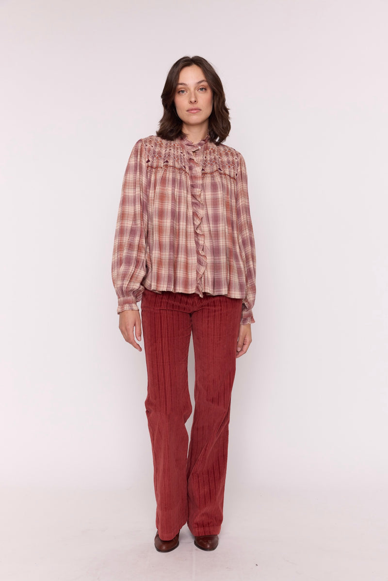 Pagoda Shirt - Purple