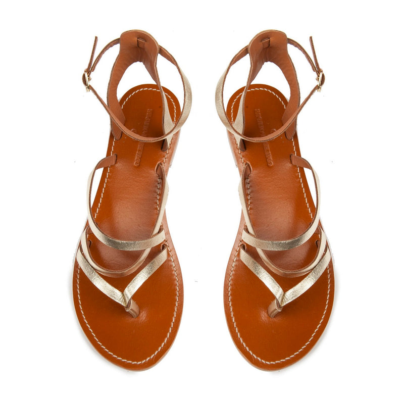 Couleur Pourpre - Sandalias Pahlavas - Dorado