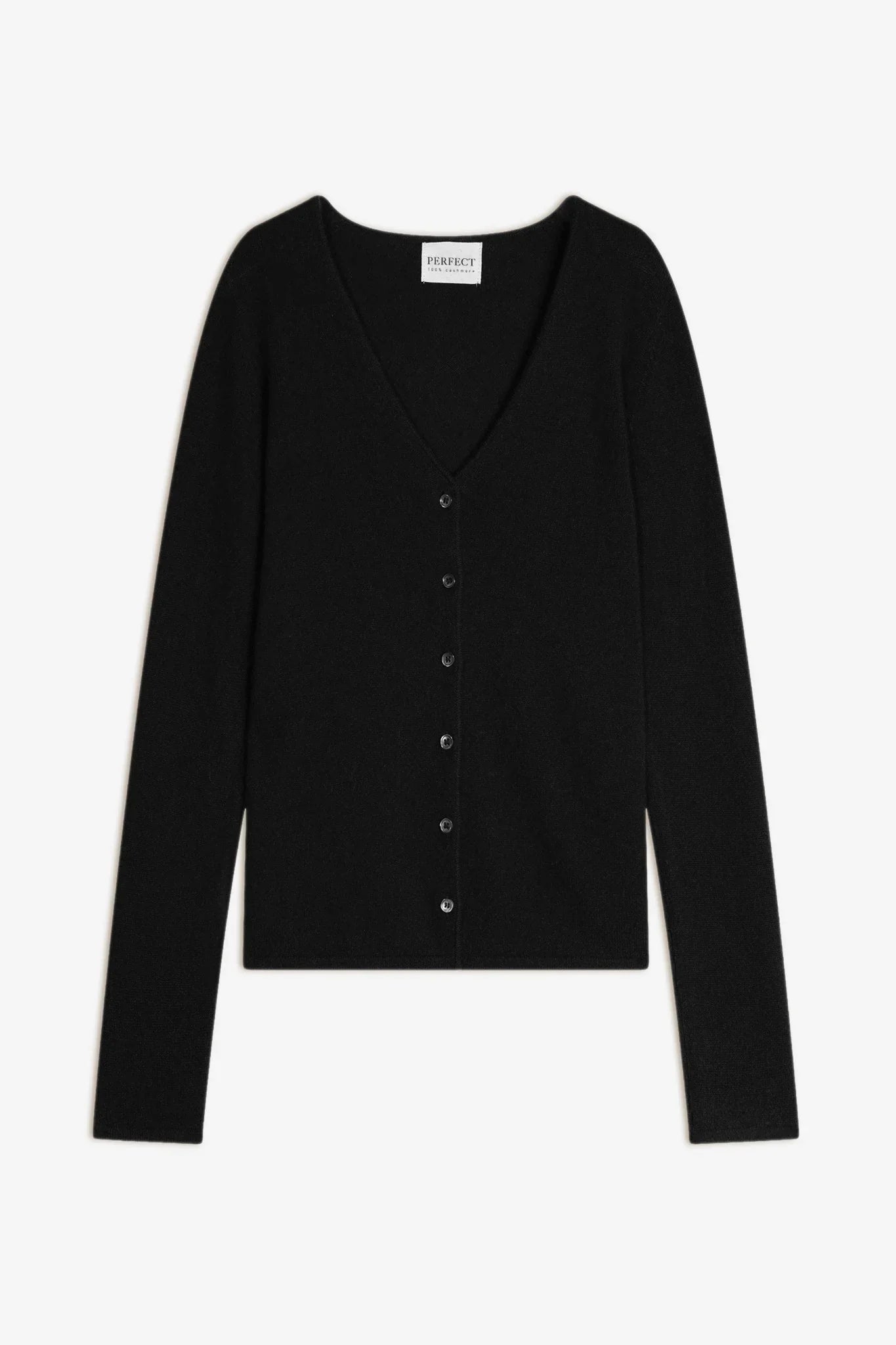 V-Neck Cardigan - Paige - Black