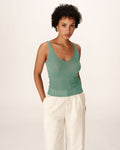 Paillette Top - Aqua