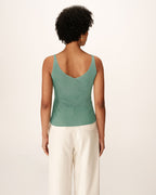 Paillette Top - Aqua