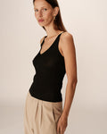 Paillette Top - Black