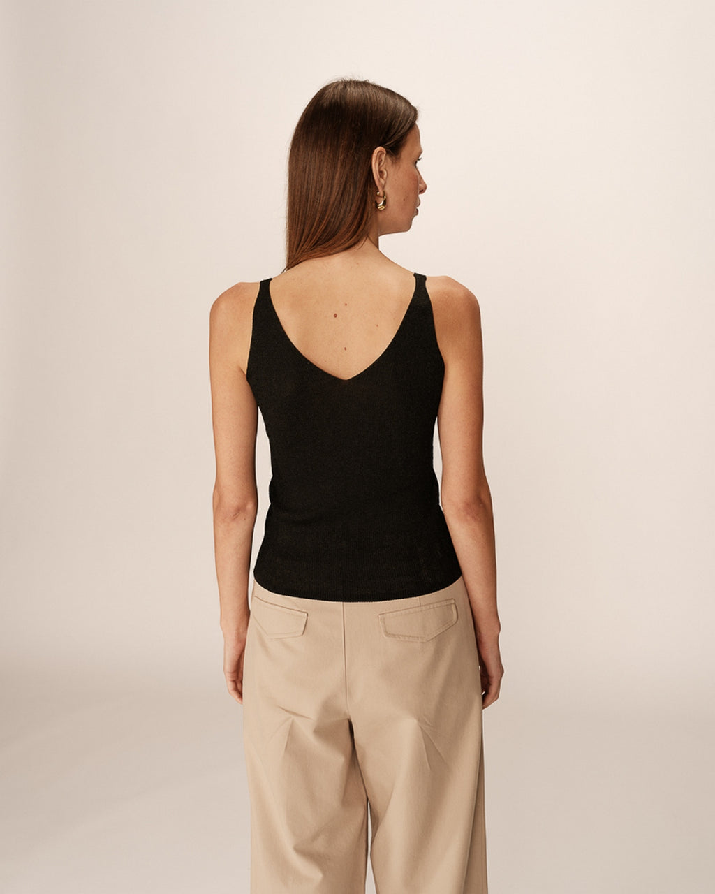 Paillette Top - Black