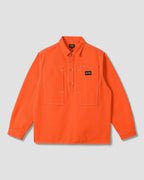 Painters Pop Over Shirt - Faded Red Bedford