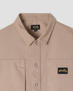 Painters Pop Over Shirt - Khaki Bedford