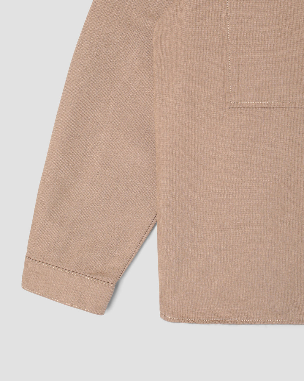 Painters Pop Over Shirt - Khaki Bedford