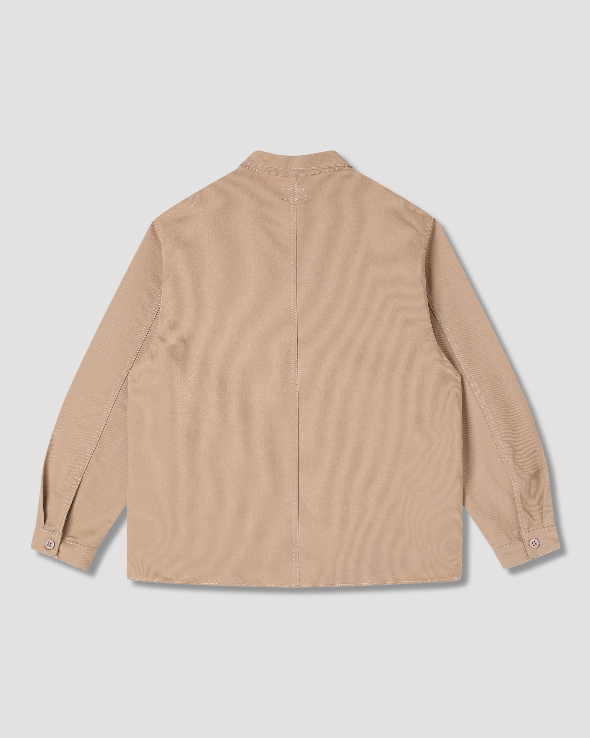 Painters Pop Over Shirt - Khaki Bedford