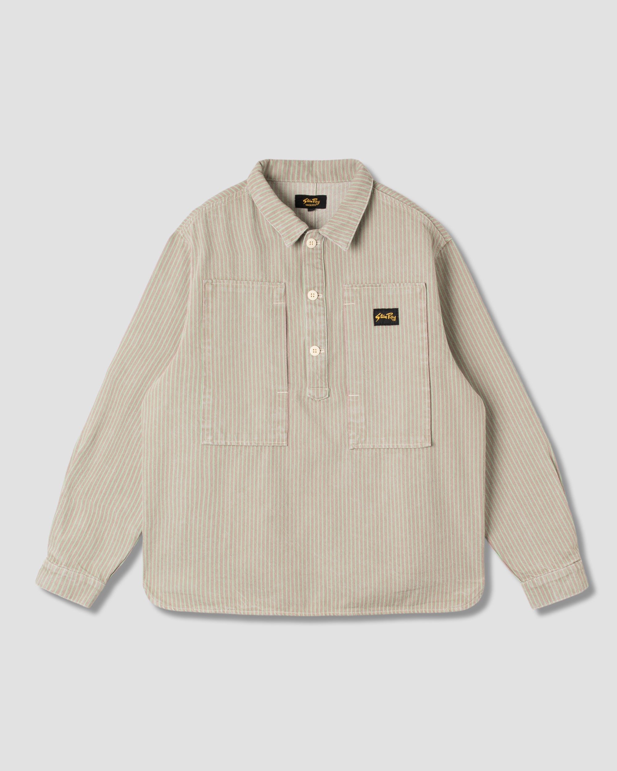 Painters Pop Over Shirt - Quiet Green Hickory