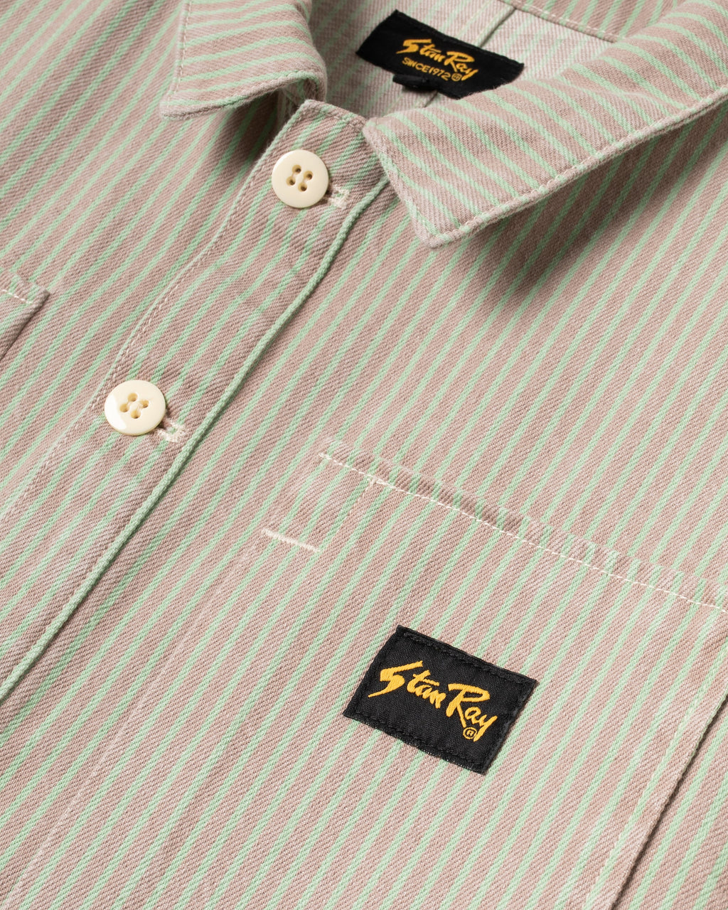 Painters Pop Over Shirt - Quiet Green Hickory