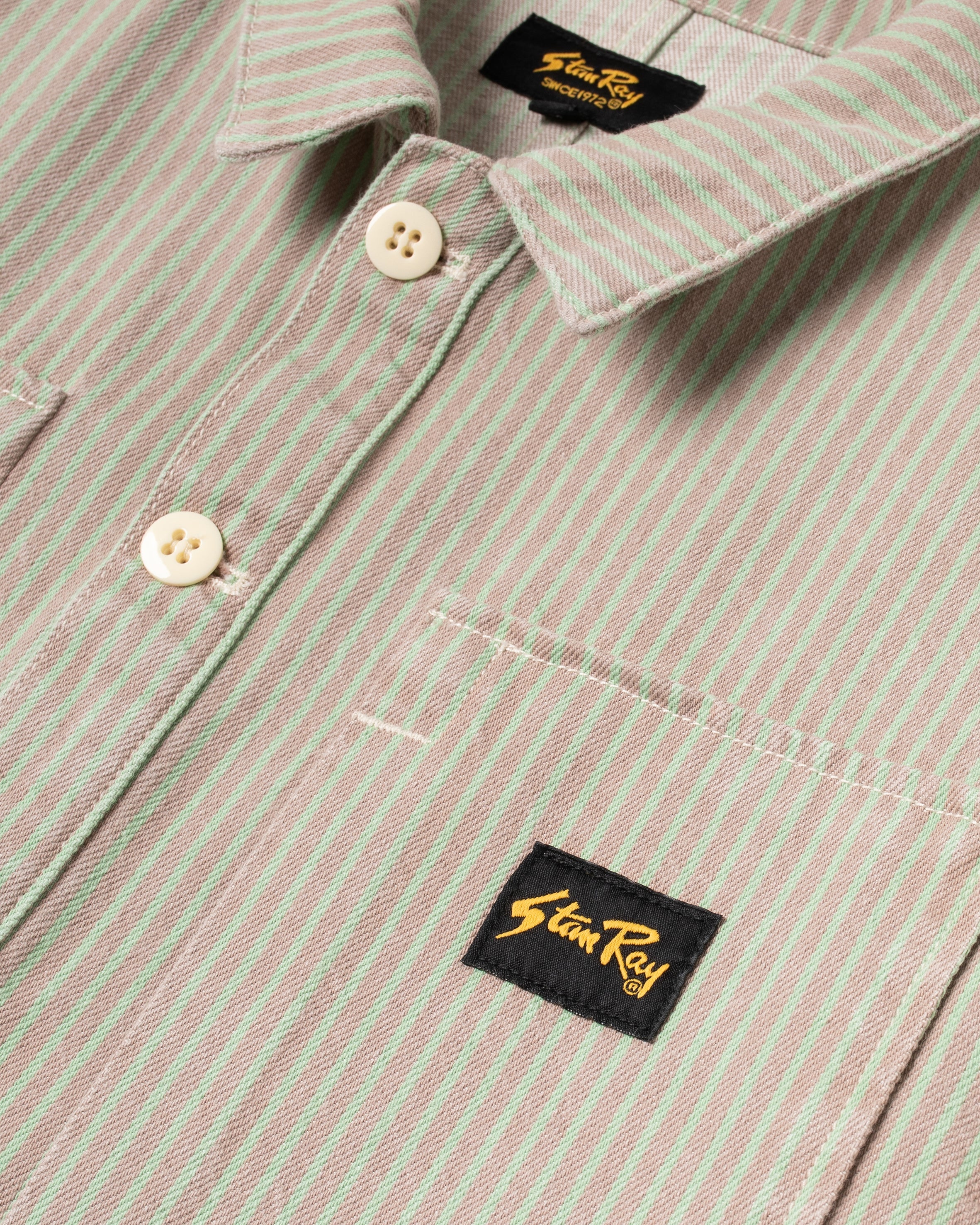 Painters Pop Over Shirt - Quiet Green Hickory