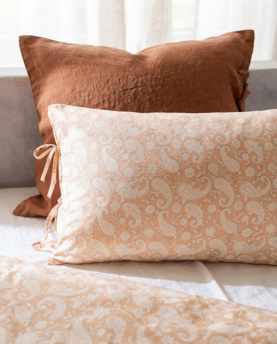 Paisley - Set De 2 Taies D'Oreiller - Coton Bio