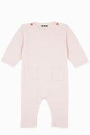 Combinaison - Naissance Rose Bébé En Laine