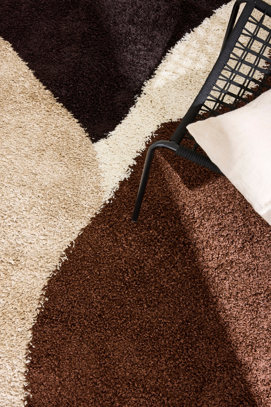 Palerme - Tapis D'Intérieur - Polypropylène - Marron