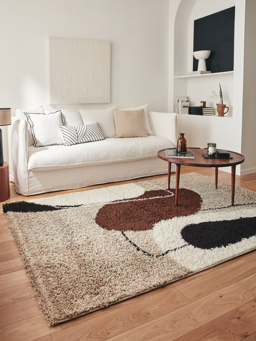 Palerme - Tapis D'Intérieur - Polypropylène - Marron