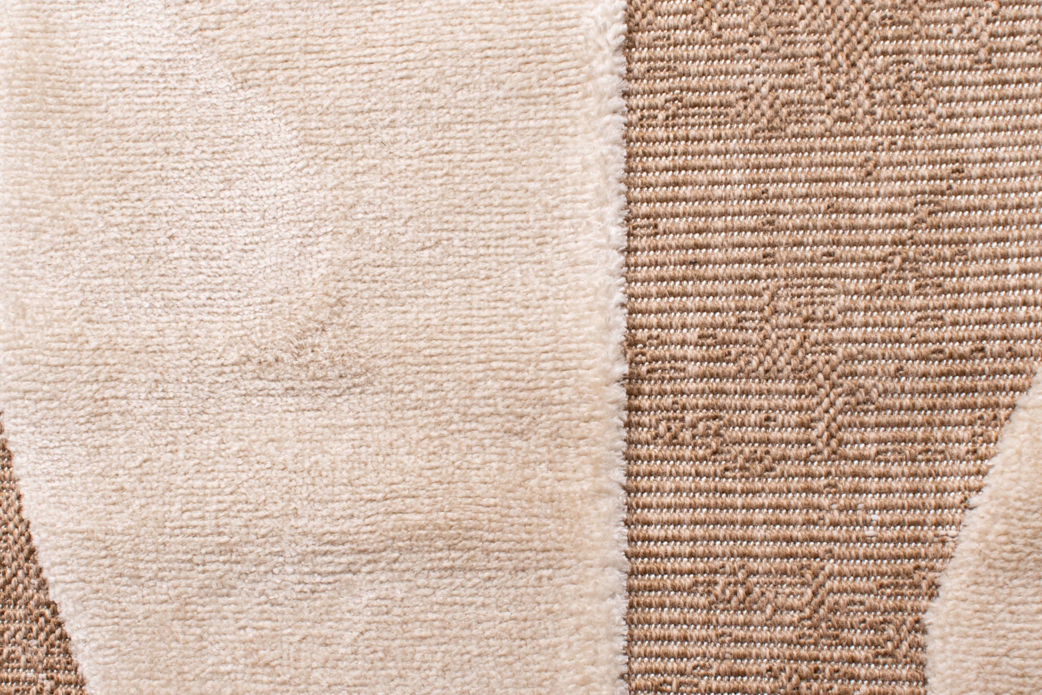 Soft abstract jute look rug: PAL9489BLA PALMA
