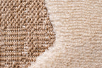 Soft abstract jute look rug: PAL9489BLA PALMA