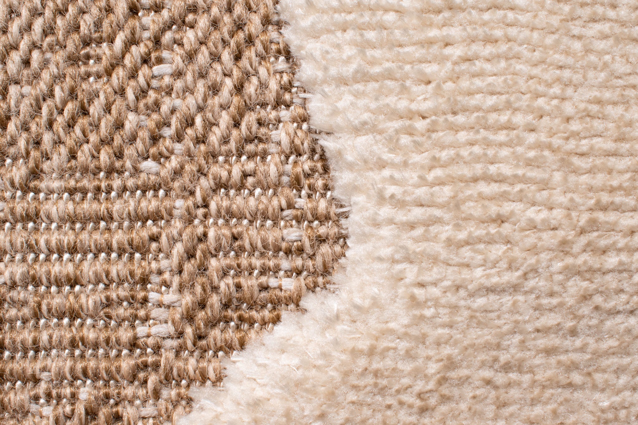 Soft abstract jute look rug: PAL9489BLA PALMA