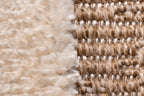 Soft abstract jute look rug: PAL9489BLA PALMA