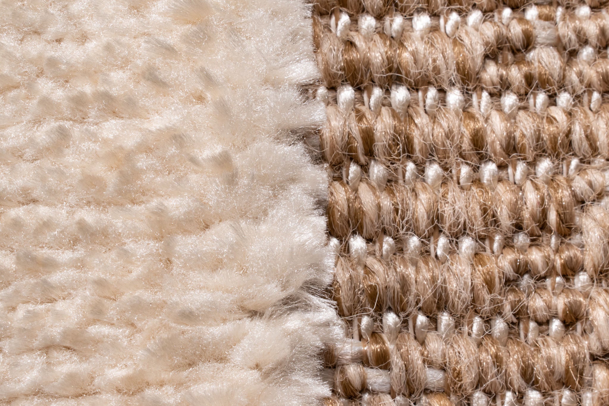 Soft abstract jute look rug: PAL9489BLA PALMA