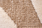 Soft abstract jute look rug: PAL9489BLA PALMA