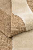 Soft abstract jute look rug: PAL9489BLA PALMA