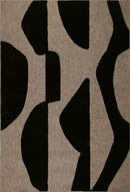 Tapis Palma 9489 - Motif Graphique - Noir - Intérieur